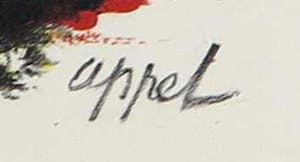 Karel Appel - Litho, Musique Barbare kopen? Bied vanaf 10!