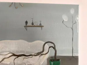 Bonell Jose - Lassitude (2021) – Olie en spuitverf op doek – Origineel kopen? Bied vanaf 350!