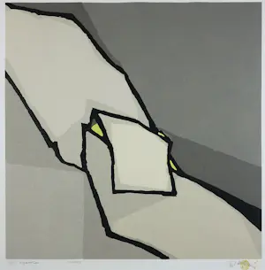 Fon Klement - Boardsnede op papier, Icarus - Ingelijst kopen? Bied vanaf 90!