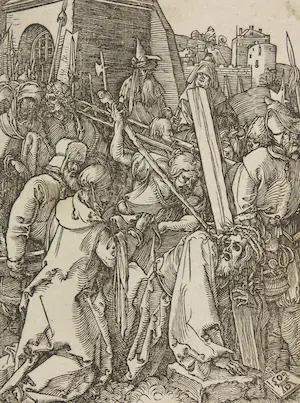 Albrecht Durer - Houtsnede, De kruisdraging kaufen? Bieten Sie von 130!