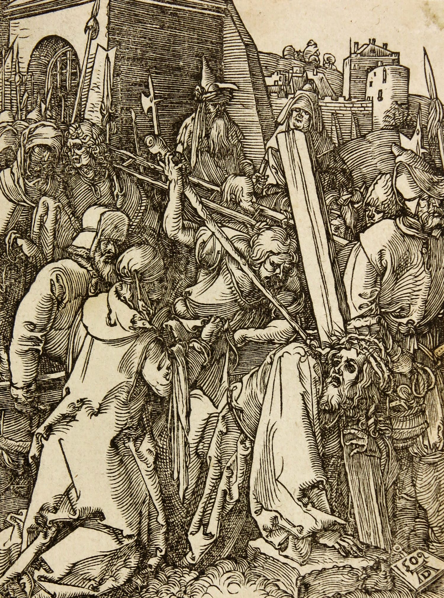 Albrecht Durer - Houtsnede, De kruisdraging kopen? Bied vanaf 130!