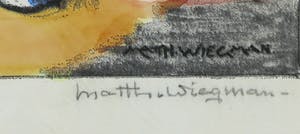 Matthieu Wiegman - Aquarel en zeefdruk, Martinus van Tours kopen? Bied vanaf 100!