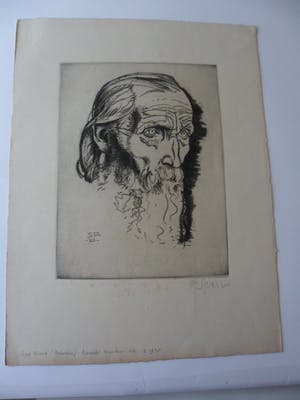 Sepp Frank - Ets. Titel. "Apostel Markus". kopen? Bied vanaf 15!