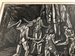 Elly Kuipers - ets - dansen in het bos kopen? Bied vanaf 1!