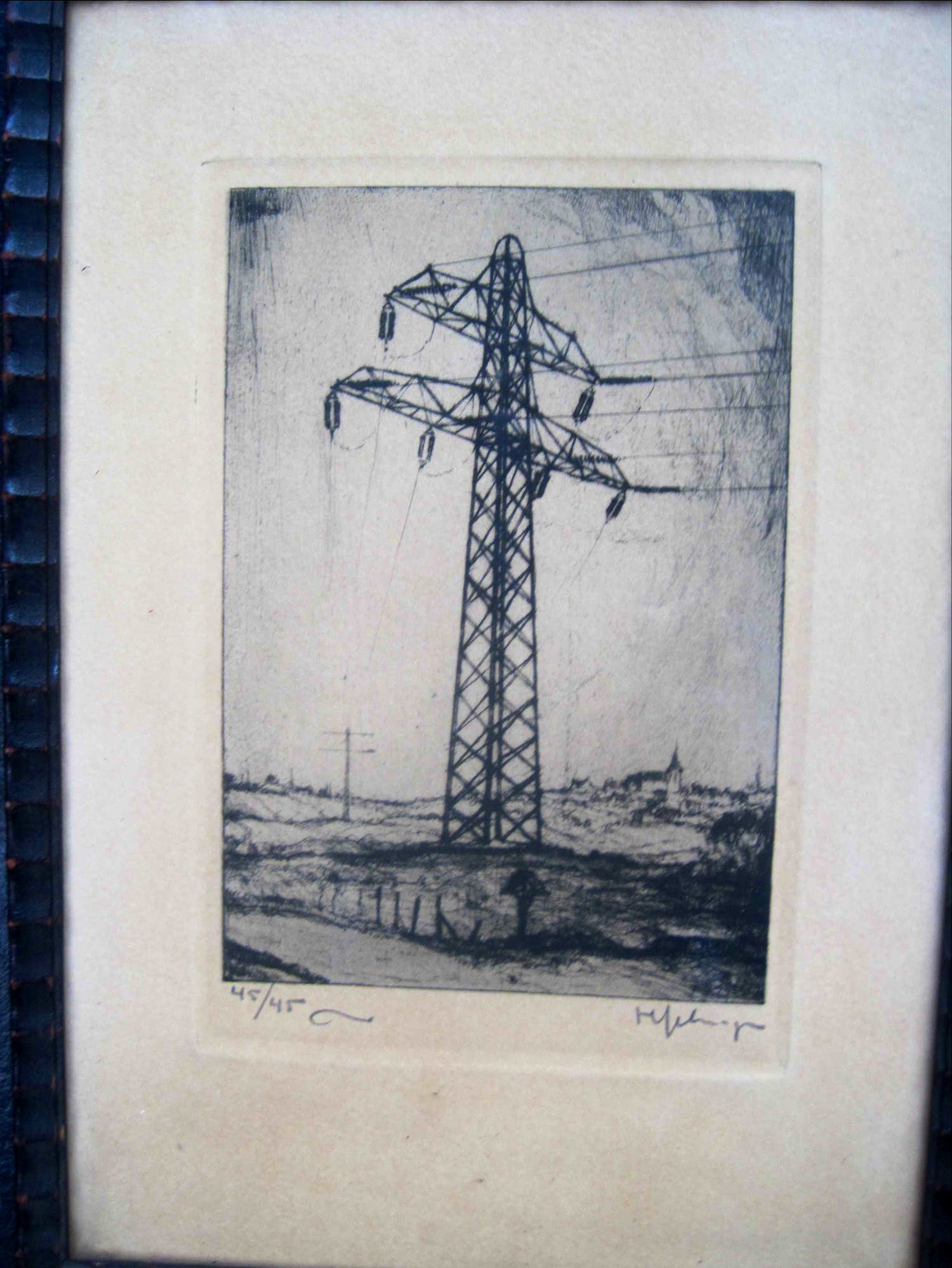 Niet of onleesbaar gesigneerd - Electriciteitsmast in Limburg kopen? Bied vanaf 1!