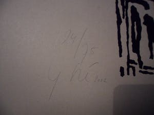 Yvon van der Weerd - 6 zeefdrukken Madrigalen van de stad Breda met tekst van Jan Doms kopen? Bied vanaf 35!