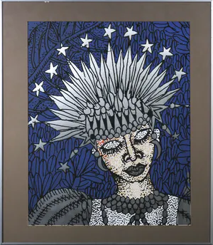 Trudi van de Ven - Zeefdruk, Statue of Freedom - Ingelijst kopen? Bied vanaf 35!