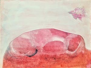 Paul Louis Van Den Bergh - Gemengde techniek op Canvas - "Trip" - Gesigneerd kopen? Bied vanaf 40!