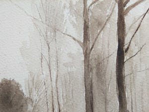 Niet of onleesbaar gesigneerd - Aquarel landschap. kopen? Bied vanaf 10!