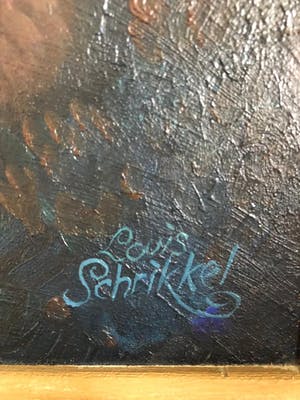 Louis Schrikkel - Boeket met donkere fond kopen? Bied vanaf 500!