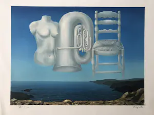 Rene Magritte - (naar), Le Temps menaçant, Lithografie kopen? Bied vanaf 590!