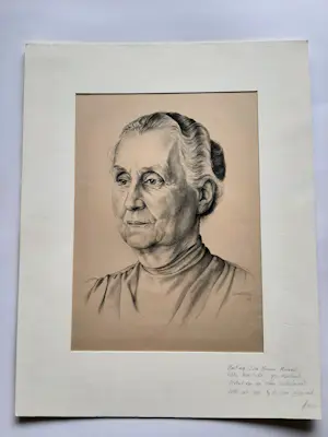 Dirk Harting - Litho, Wilhelmina kopen? Bied vanaf 20!