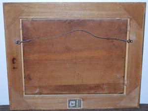 Jacobus Doeser - zeilende tjalk - olieverf op paneel, in een Heijdenrijk lijst kopen? Bied vanaf 99!