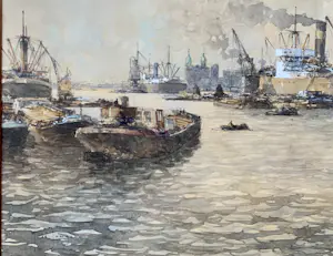 Marius de Jongere - Havengezicht Rotterdam kopen? Bied vanaf 235!