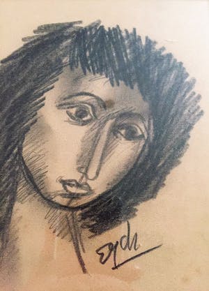 Charles Eyck - Tekening kopen? Bied vanaf 80!