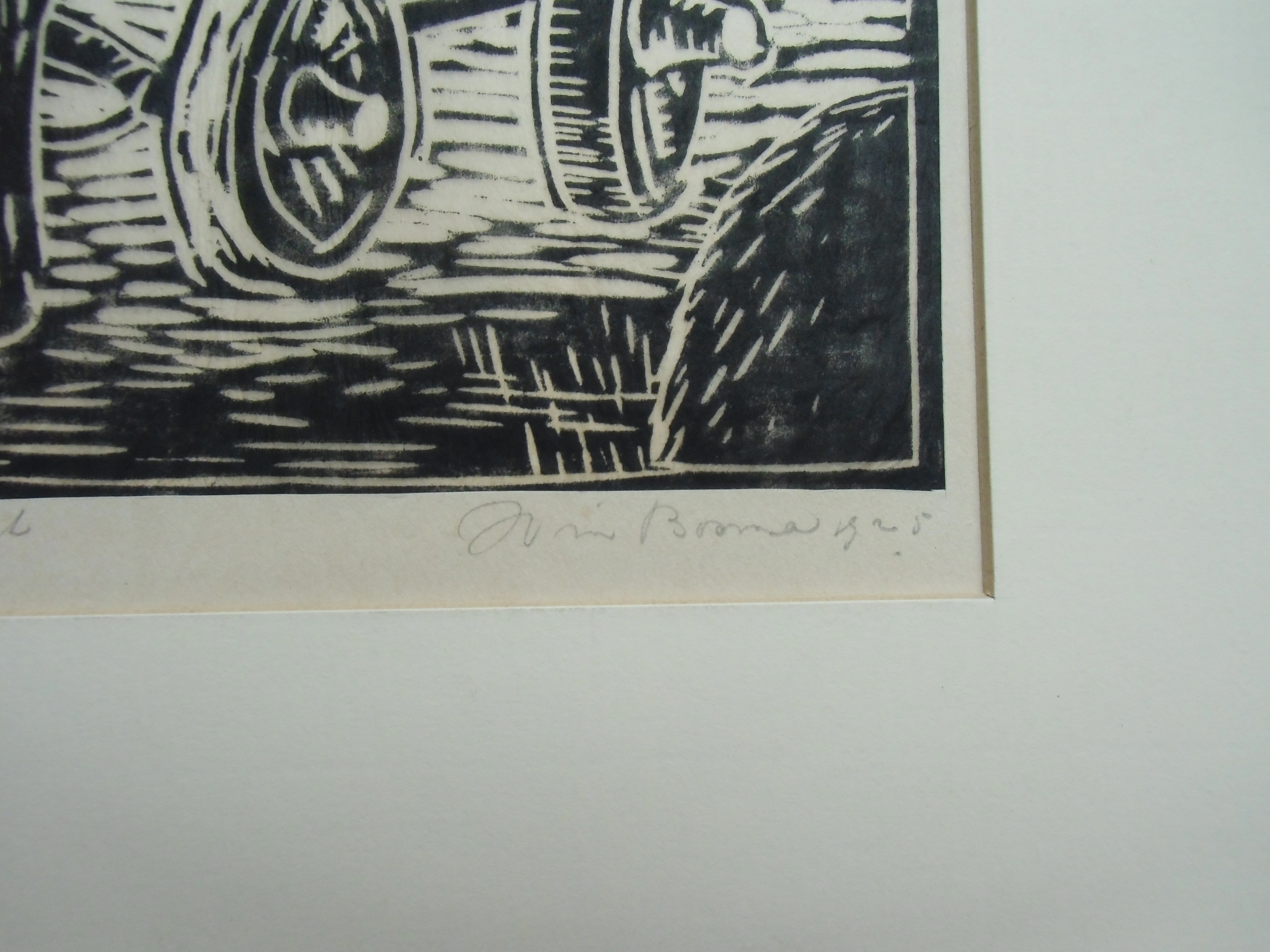 Wim Bosma - BOERENWAGEN // HOUTSNEDE VAN WIM BOSMA kopen? Bied vanaf 30!