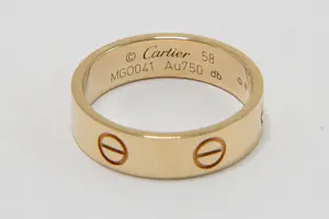 AcheterCartier - 53 - 18 karaats geelgouden Love Cartier ring? Enchérissez de 980!