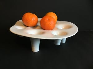 Willem Noyons - 2 keer Fruitschaal/kaarsenhouder kopen? Bied vanaf 25!