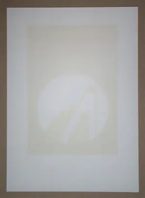 Friedrich Geiler - Concrete-constructieve compositie - 1974 - Originele linoleumsnede, handgesigneerd kopen? Bied vanaf 100!