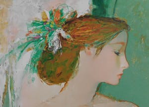 Sachiko Imai - Femme au Robe Verte kopen? Bied vanaf 35!