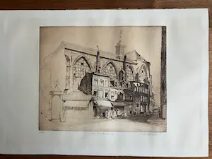 Henri Quittelier - Eglise Saint-Nicolas 1927 23/300 kopen? Bied vanaf 120!