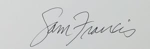 Sam Francis - Handgesigneerd affiche, Suntory Hall Tokyo 1986 kopen? Bied vanaf 175!