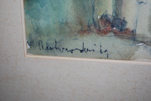 Theo Swagemakers - Taormina Sicilië - aquarel 1969 - met opdracht - incl. catalogus 2003 kopen? Bied vanaf 75!