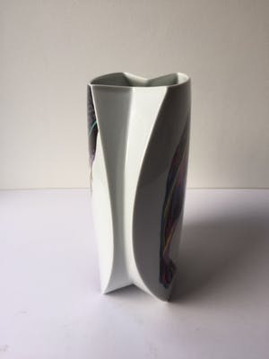Jan van der Vaart - Grote Taurusvaas h 28 cm decoratie Brigitte Doege Porselein Rosenthal kopen? Bied vanaf 95!