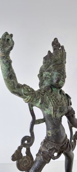 Brons (Onbekend) - Prachtige Bronzen Antieke Tara rond 1940 kopen? Bied vanaf 75!