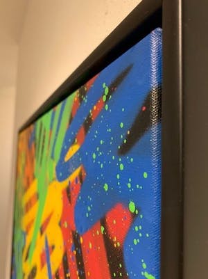 SEEN - Multitag - Spraypaint op canvas - Richard Mirando, Godfather of graffiti kopen? Bied vanaf 799!