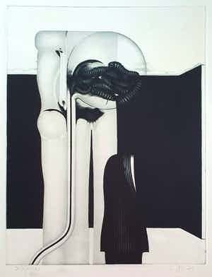 Gerd van Dulmen - Zonder titel - ets - 1971 kopen? Bied vanaf 25!