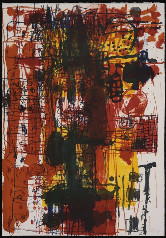 Rik van Iersel - Litho, Zonder titel kopen? Bied vanaf 35!