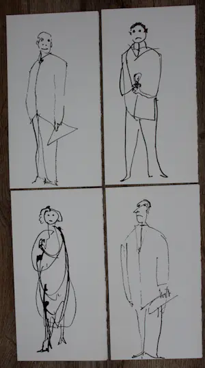 Constant - Portfolio met 25 werken: Les Visiteurs du Vermissage - 1987 kopen? Bied vanaf 399!