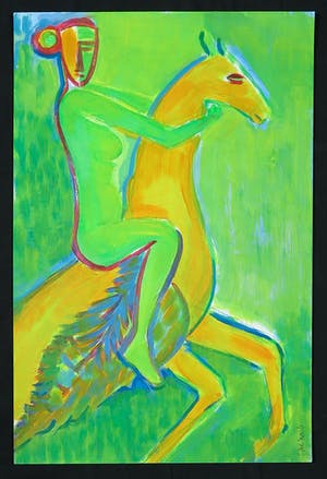 Joe Wols - Acryl op papier, Zonder titel kopen? Bied vanaf 1!