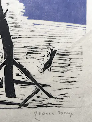 Jeanne Bieruma Oosting - linosnede - Vogelhuisje kopen? Bied vanaf 365!