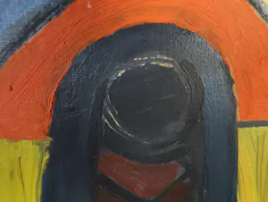 Yousif Chati Abami - Olieverf op doek, Wachtende vrouwen - Ingelijst kopen? Bied vanaf 50!