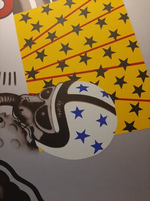 Peter Phillips - Custom painting nr. 6 - Zeer grote litho uit 1965 kopen? Bied vanaf 600!