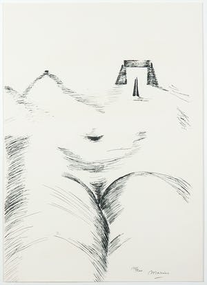 Marius van Beek - Zeefdruk uit de serie Poort van de Zon kopen? Bied vanaf 1!