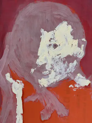 Robert Detheux - Wunderschöne abstrakte Komposition eines Gesichts - Oktober 1961 kopen? Bied vanaf 150!