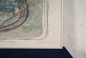 Hein Talens - Witkruis - 1979 - potlood, oliepastel, acryl- en alkydverf op papier kopen? Bied vanaf 20!