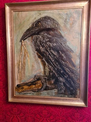 Alfons Van Meirvenne - Raaf op tak kopen? Bied vanaf 120!