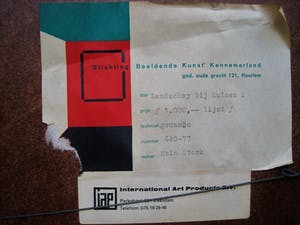 Hein Stork - GROTE impressionistische Gouache "Landschap Ruinen Drenthe" gesigneerd kopen? Bied vanaf 10!