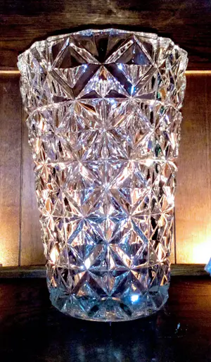 August Walther & Sohne AG - Diamant geslepen kristallen vaas kopen? Bied vanaf 50!
