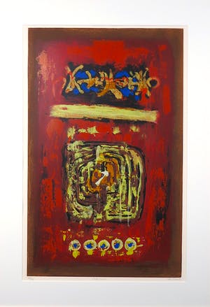 Hans Vanhorck - Labyrinth - Groot - Professioneel passe-partout - Originele galerieprijs F 1800, kopen? Bied vanaf 1!