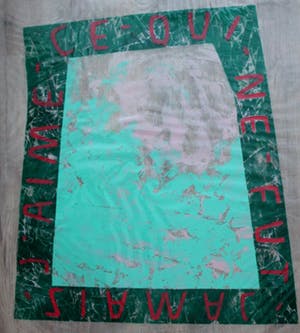 Carel Blotkamp - gemengde techniek: J 'aime - 1985 kopen? Bied vanaf 75!