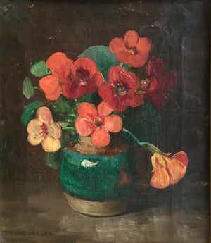 Emanuel van der Ven - C4107 - Bloemstilleven verkocht voor € 150!