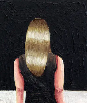 Gerard Boersma - Black Square (Vrouw kijkend naar schilderij van Kazimir Malevich) kopen? Bied vanaf 75!