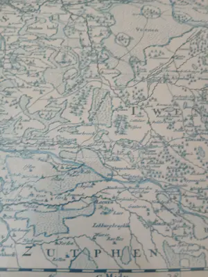 Alexis Hubert Jaillot - Litho - Kaart van Overijssel/Salland-Twente en Drenthe kopen? Bied vanaf 125!