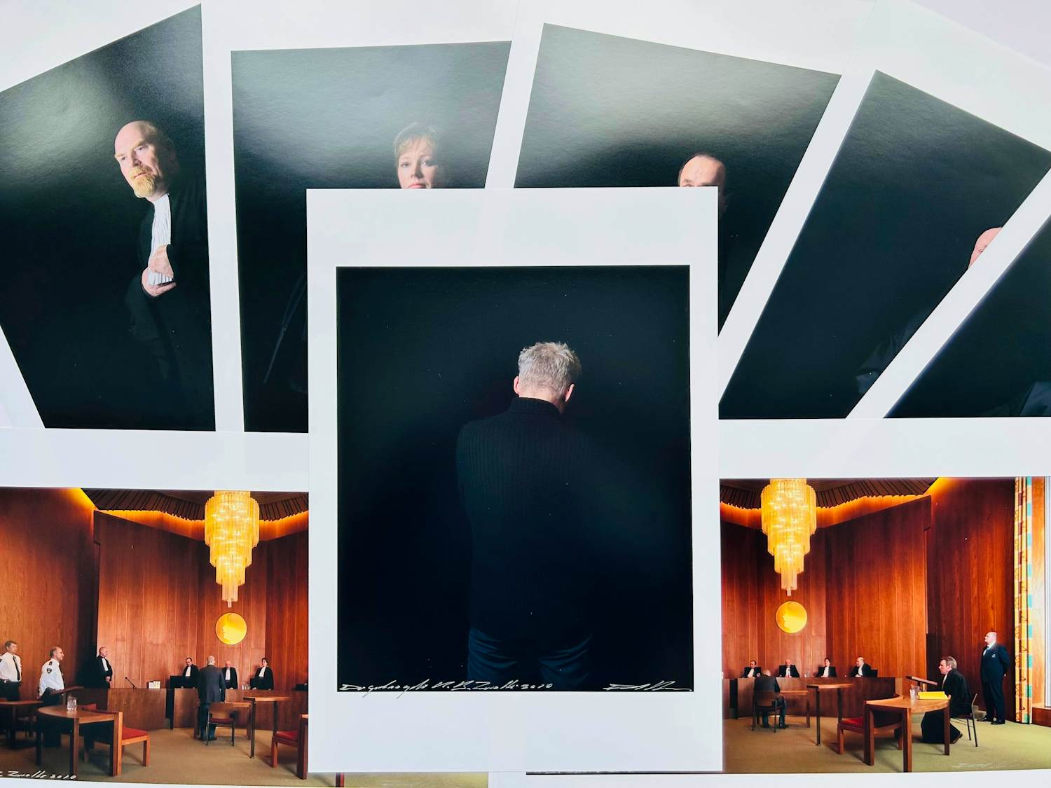 Paul Blanca - Rechtbankserie met 15 grote gesigneerde foto's A-3 formaat kopen? Bied vanaf 1025!