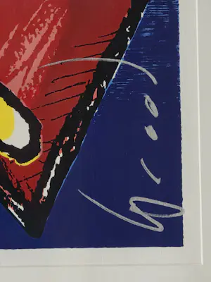 Herman Brood - Valentijn - Hart en Bij - E.A - Handgesigneerd kopen? Bied vanaf 750!